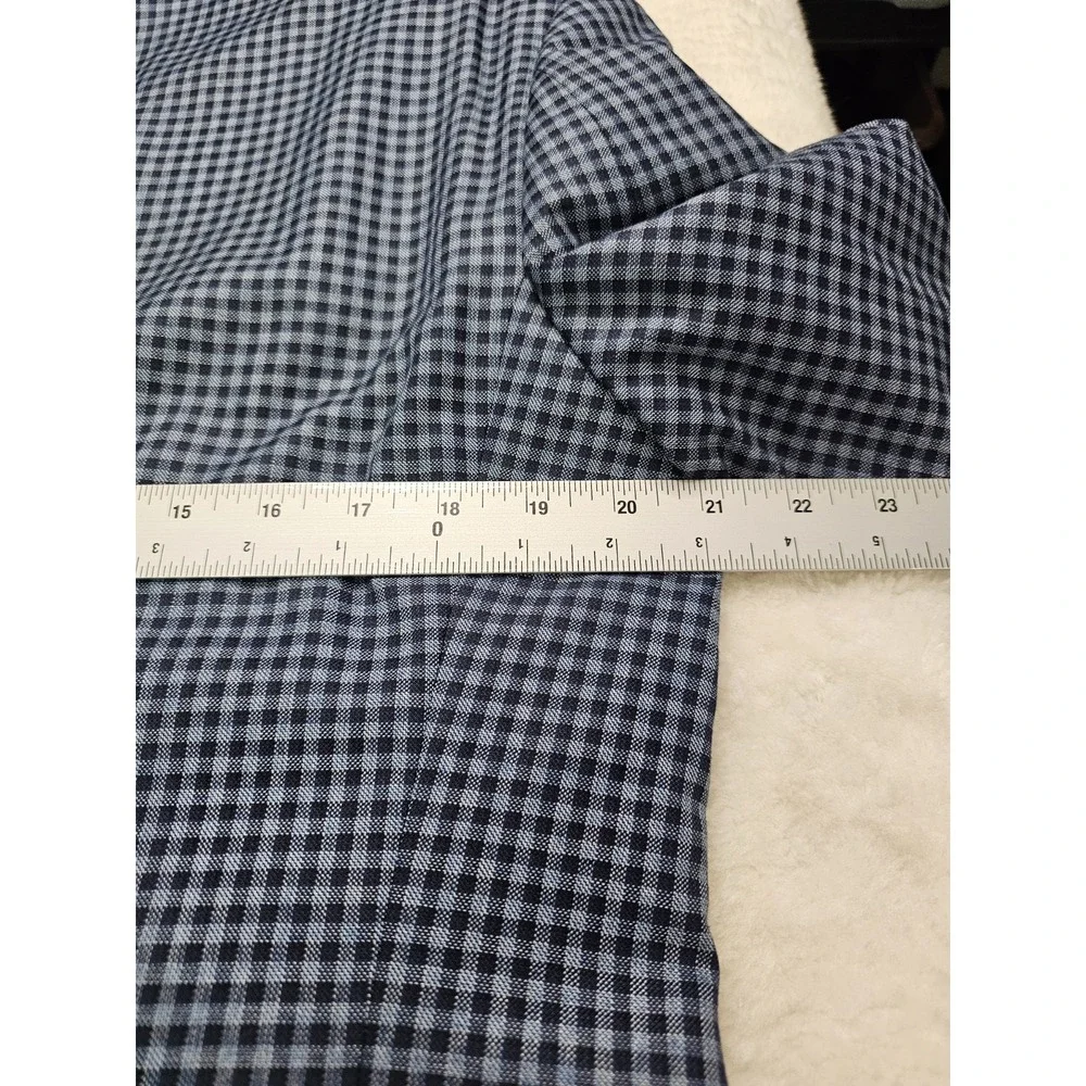 Michael Kors Mens Classic Fit Sport Coat Blazer 40 R Blue‎ Checked